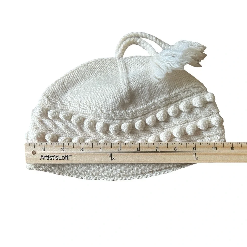 RALPH Ralph Lauren 100%Wool Cream Hat